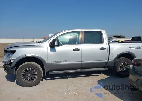 2018 Nissan Titan Pro-4X из США, поврежденный, VIN 1N6AA1E51JN551695